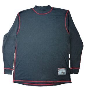 Magid FR By Carbon X Shirt Men’s L Base Layer Black Fire Resistant Long Sleeve